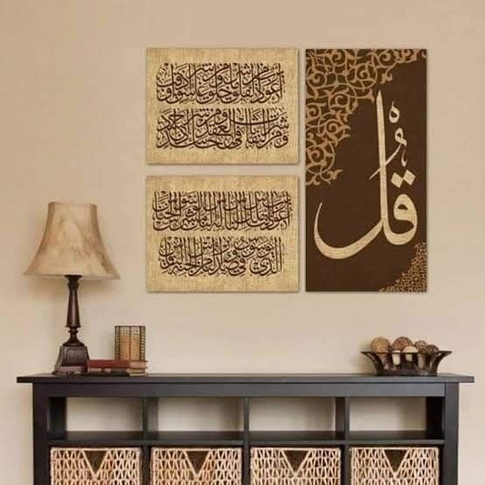 Home Decoration Item 3 Pcs Wall Decor Photo On Wall Canvas Art