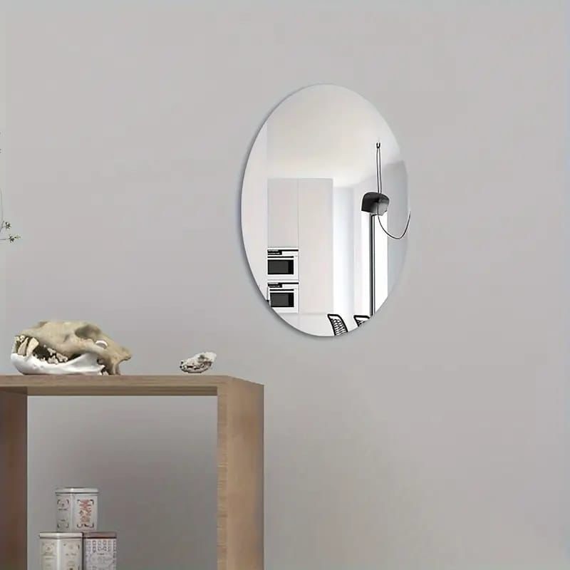 Unbreakable Acrylic Mirror Self-Adhesive Wall Sticker | Lightweight Safety Mirror For Home